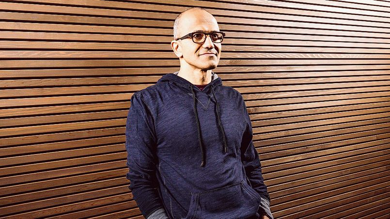 Satya Nadella, executive vice president of Microsoft's Cloud and Enterprise group, is seen in this undated Microsoft handout photograph