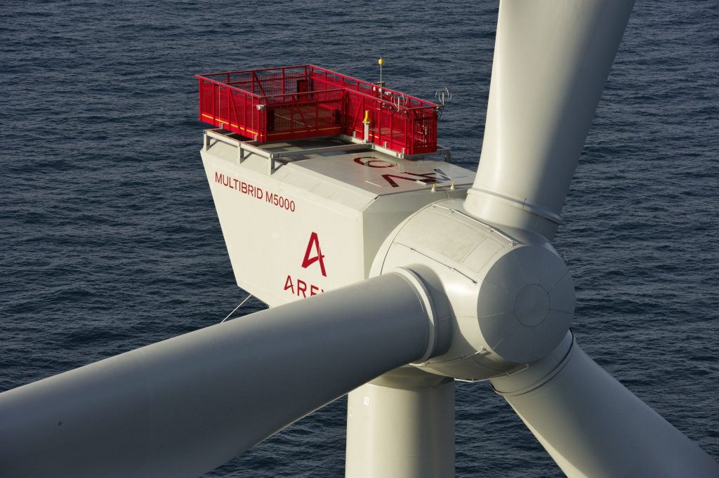 Alpha Ventus Wind farm, Germany. AREVA Wind.